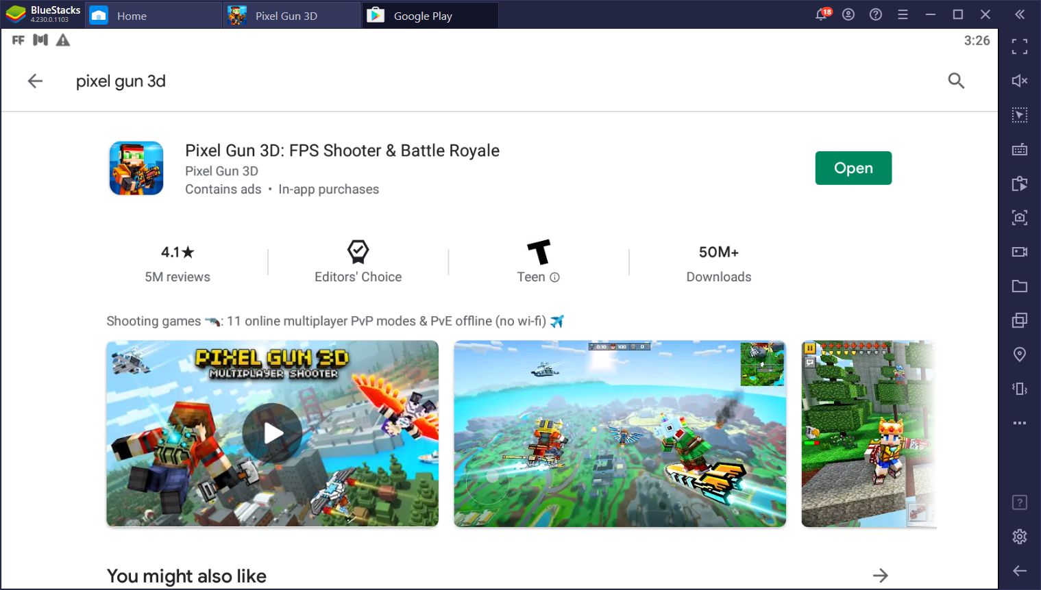 pixel gun 3d pc bluestacks