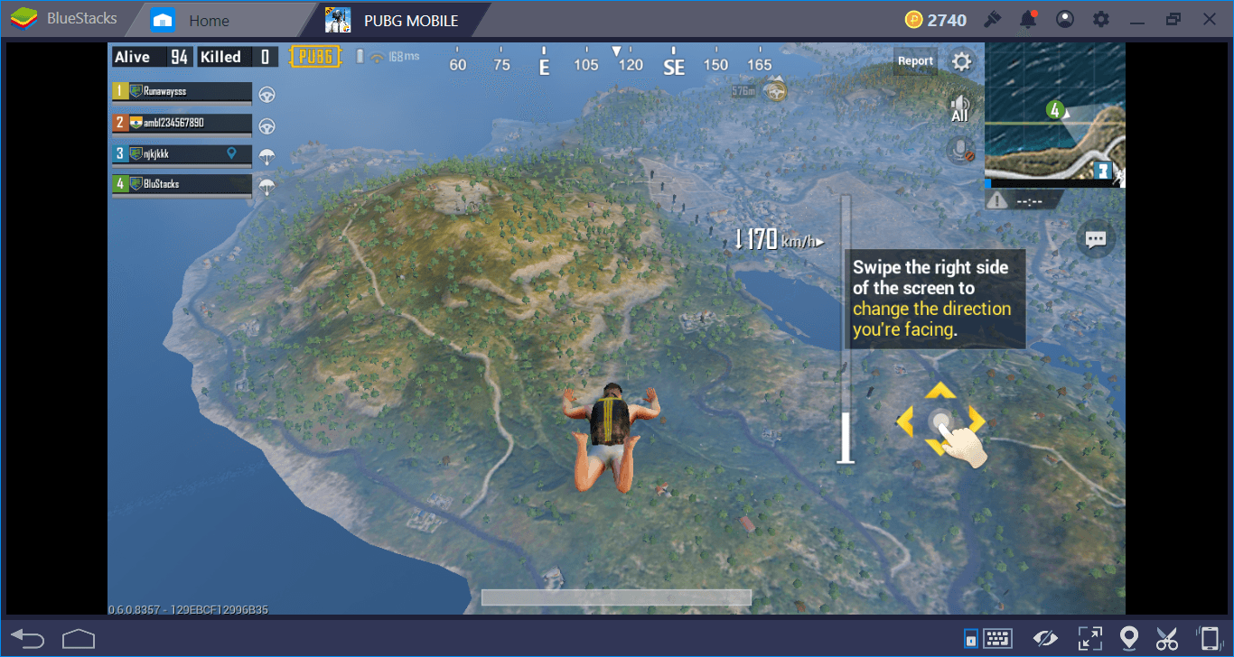 Comprehensive Guide To The New Fpp Mode In Pubg Mobile Bluestacks - you can see your hands while you are running but you cannot see your feet in other words the pov angle of the camera does not change according to your