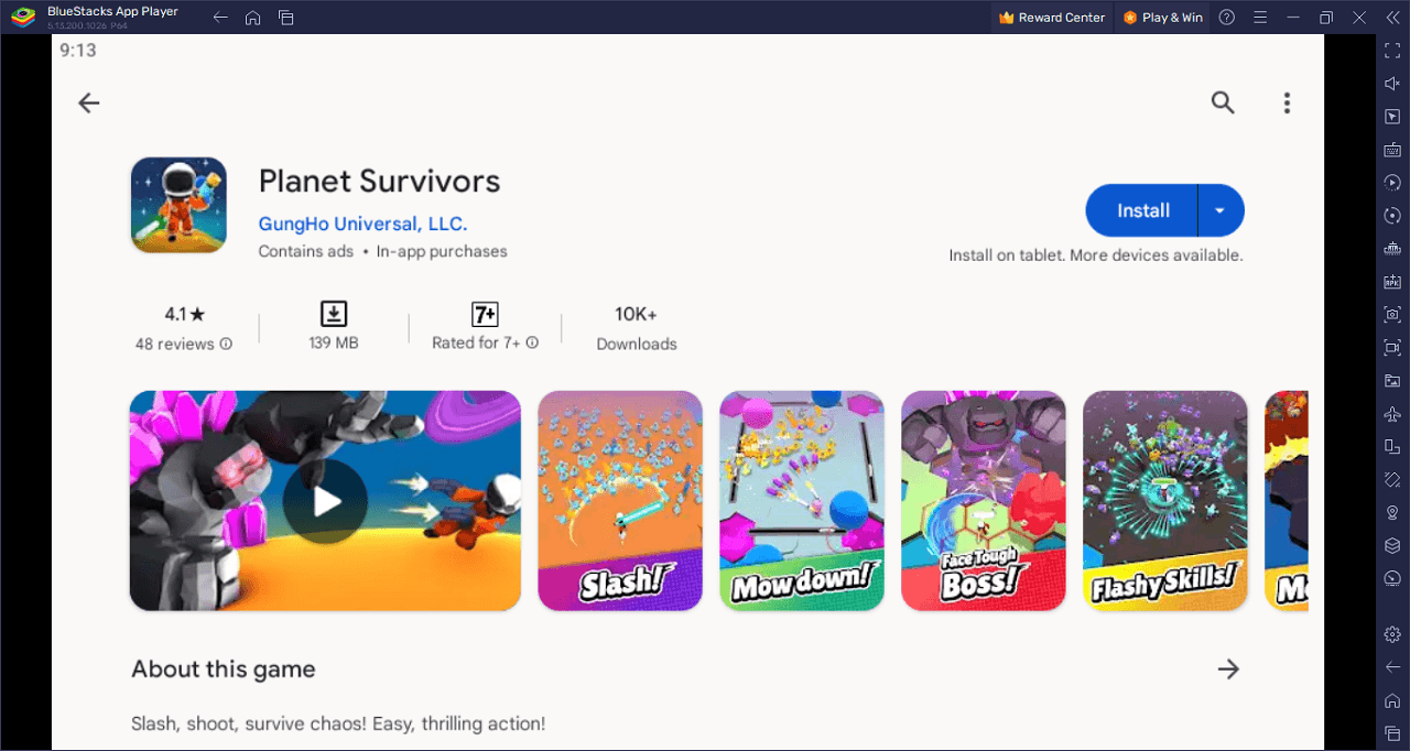 How to Play Planet Survivors on PC With BlueStacks