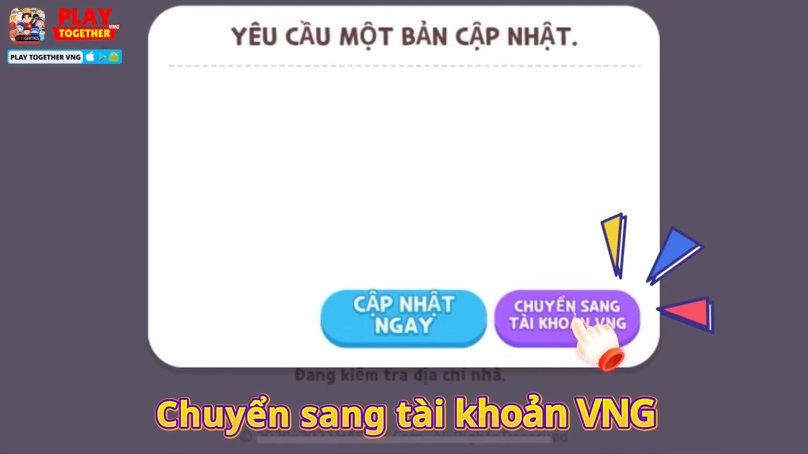 Hướng dẫn chuyển tài khoản Play Together quốc tế về phiên bản Việt Nam