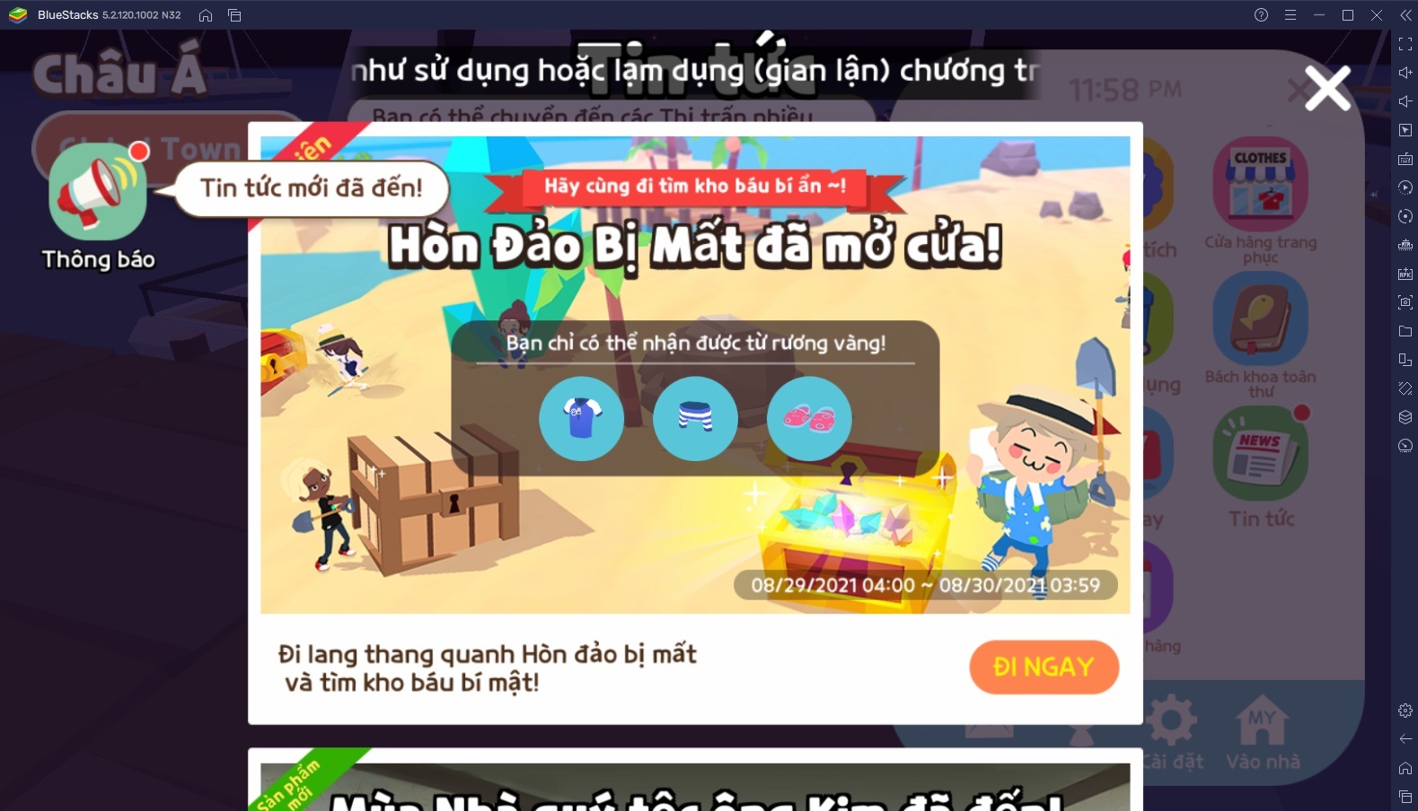 Chơi Play Together trên PC: Hướng dẫn tham gia Hòn Đảo Bị Mất