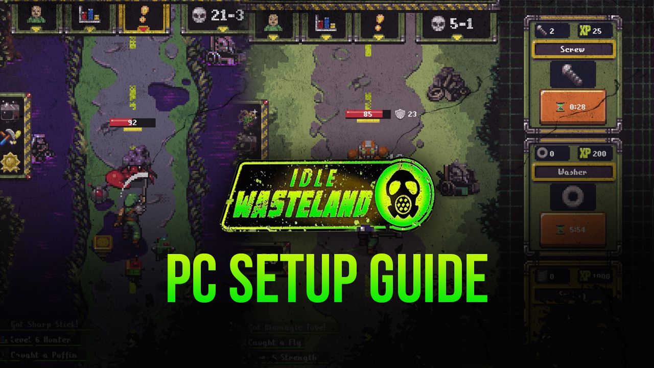 How to Play Idle Wasteland: Zombie Survival on PC with BlueStacks