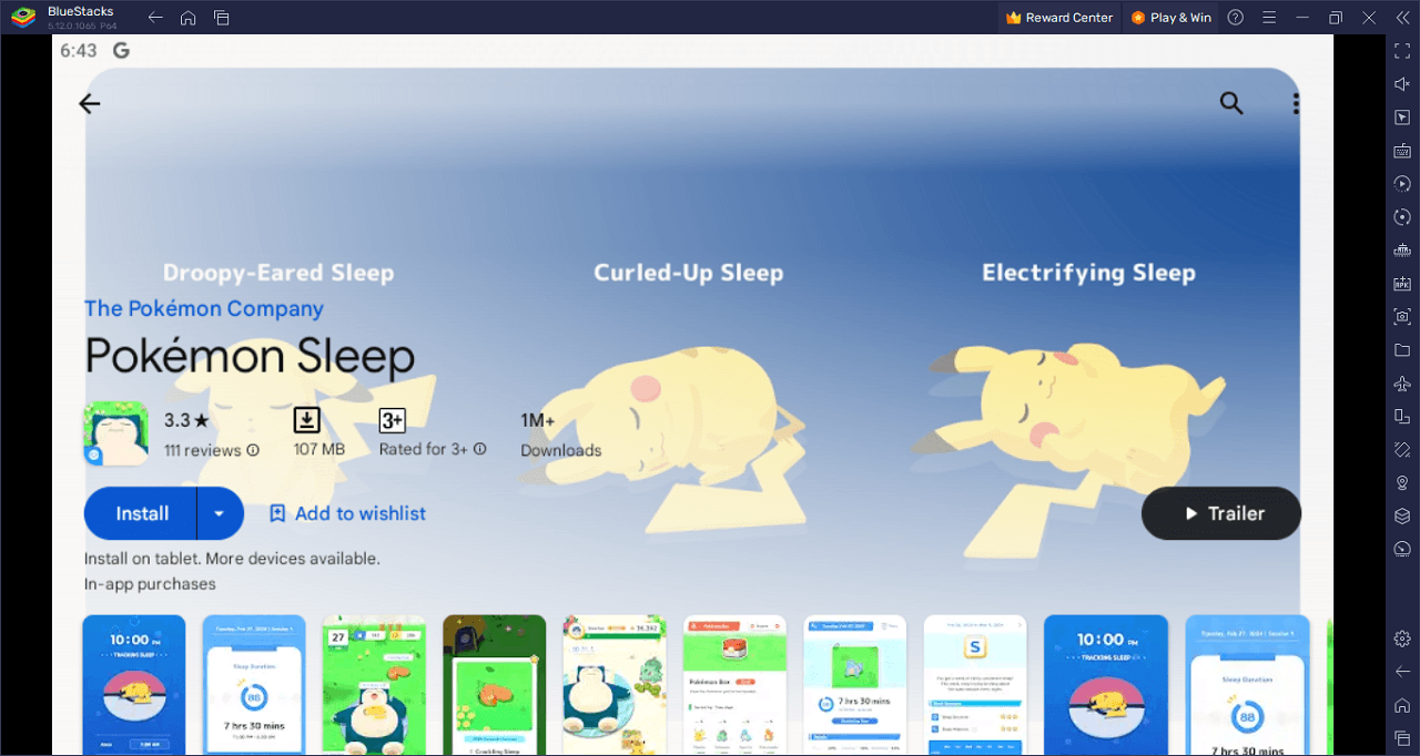 How to Play Pokémon Sleep on PC With BlueStacks