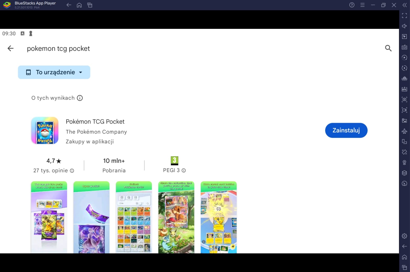 Jak zagrać w Pokémon TCG Pocket z BlueStacks na PC
