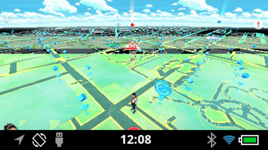 Pokemon GO on Recon Jet