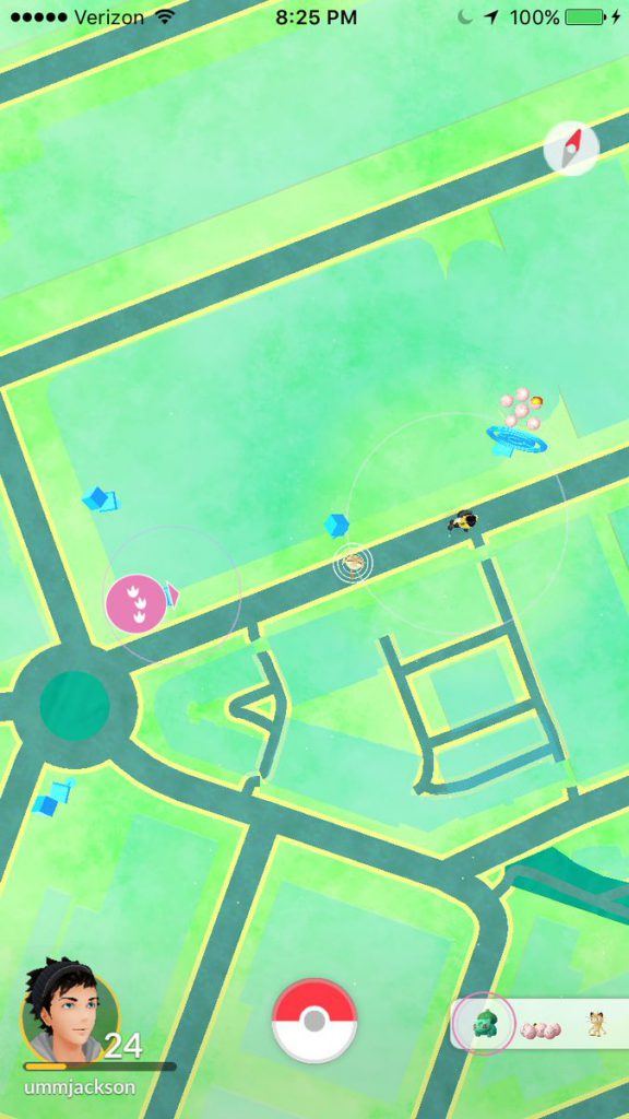 Pokemon Go - Nearby on Map 2 Pokemon Go - Nearby on Map 2