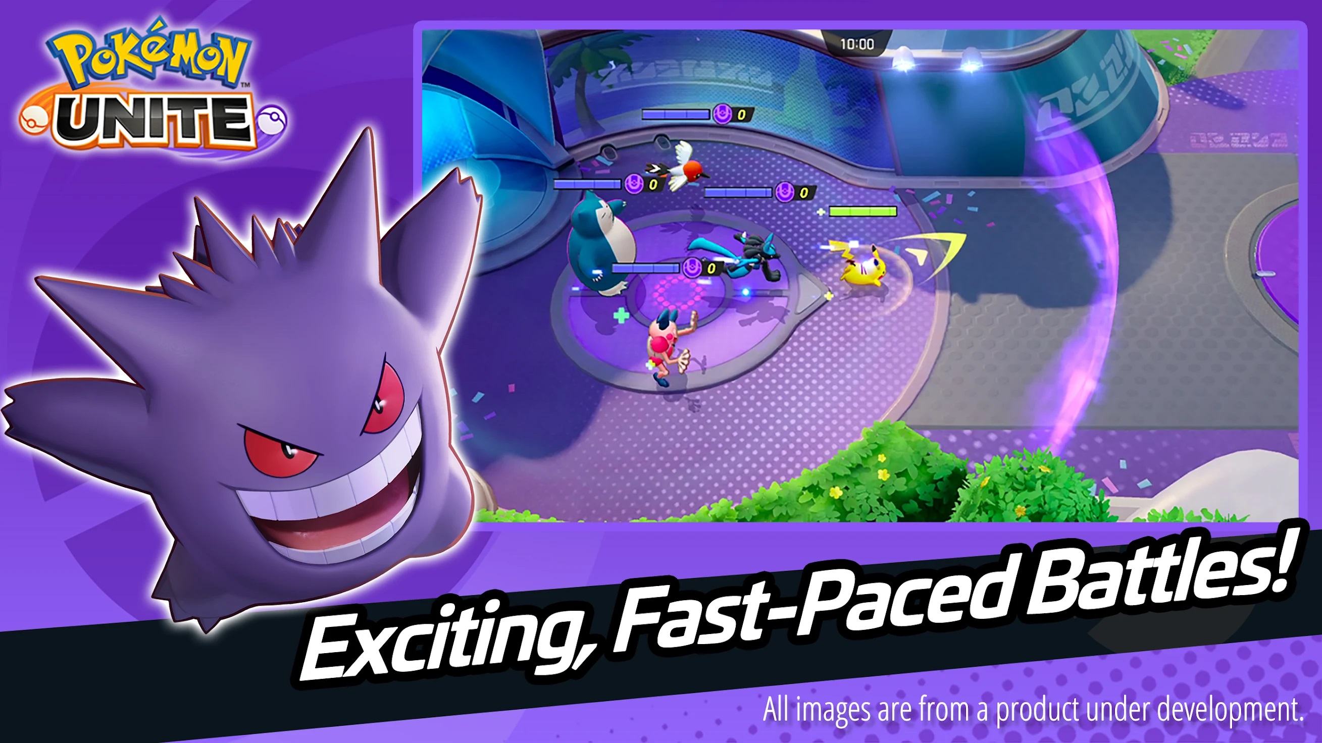 Pokemon UNITE is Now Available to Download for Mobile with a New Galactic Ghost Space Theme
