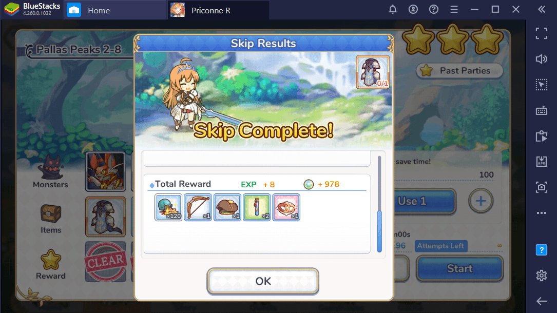 Leveling Up di Princess Connect! Re: Dive