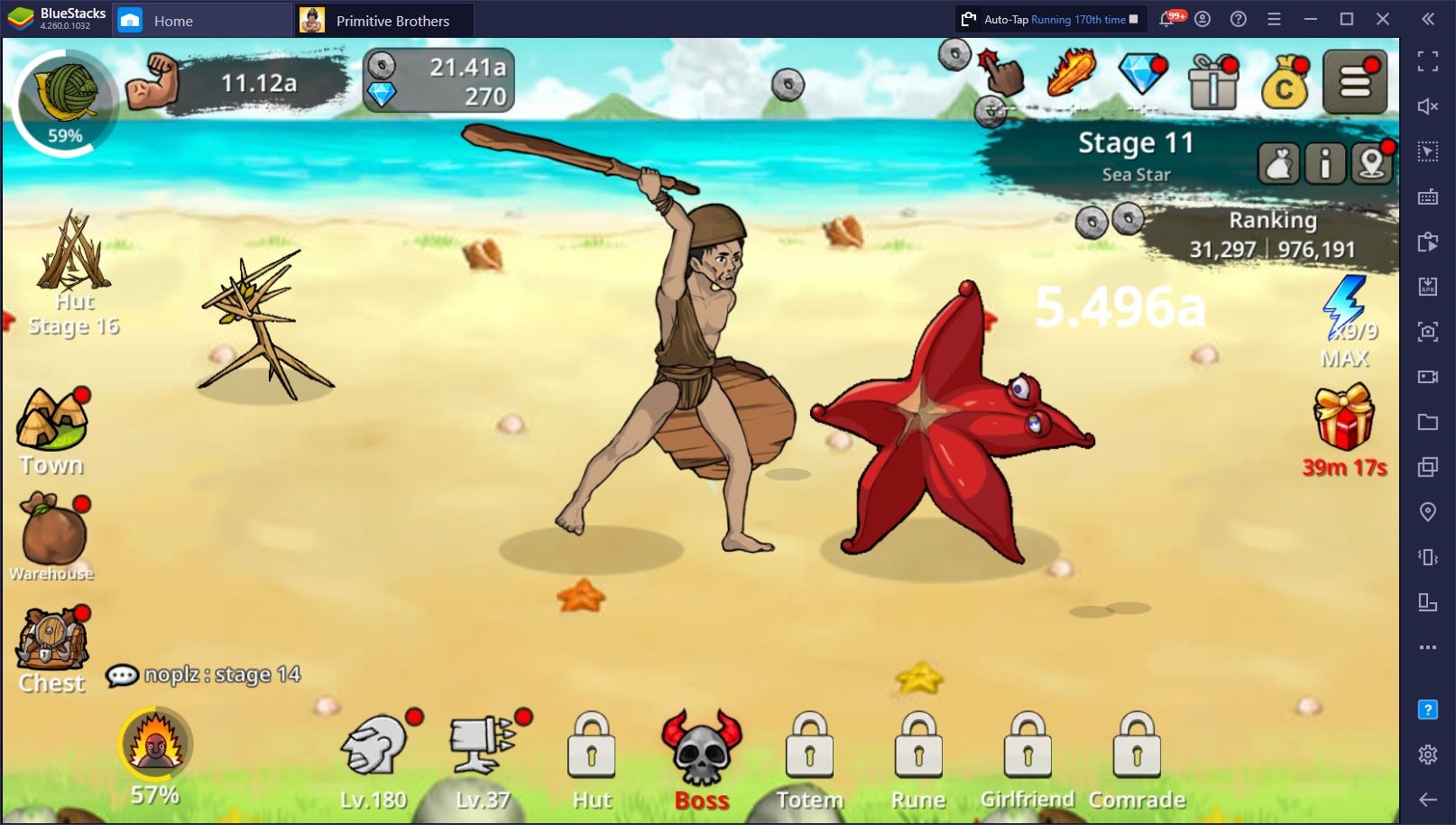 Primitive Brothers: Endless Evolution - How to Play This Mobile Clicker Game on Your PC