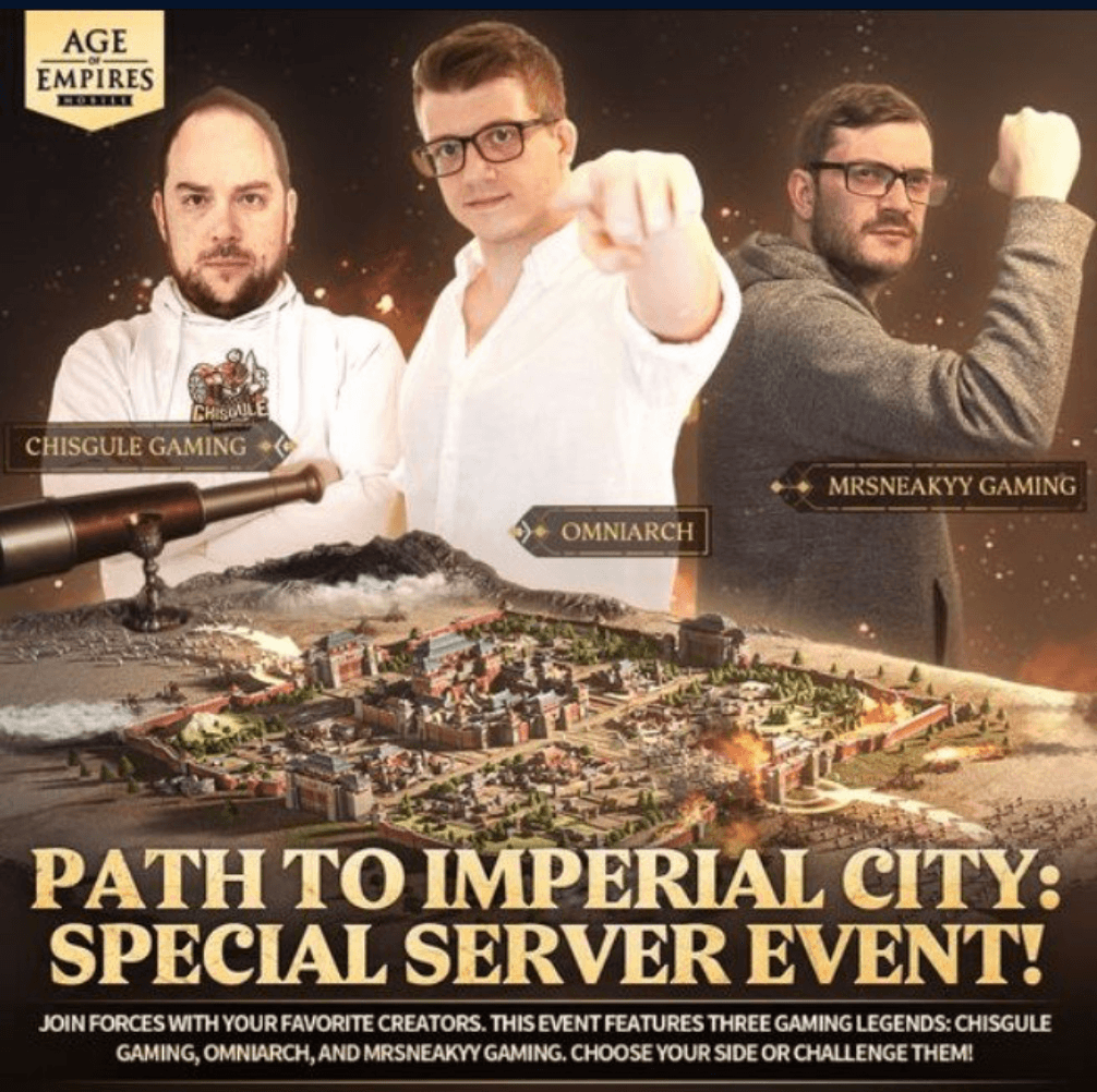 Age of Empire Mobile - Guide de l'Événement Path to Imperial City