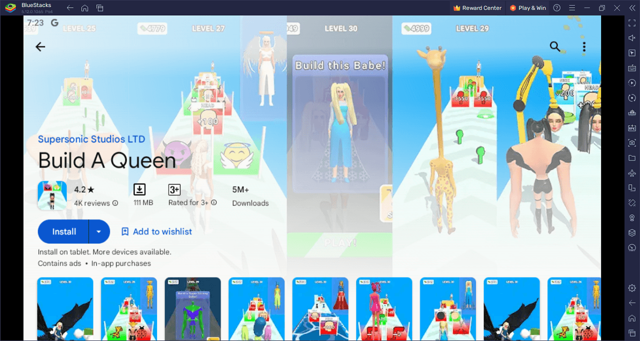 Cara Memainkan Build A Queen di PC Dengan BlueStacks