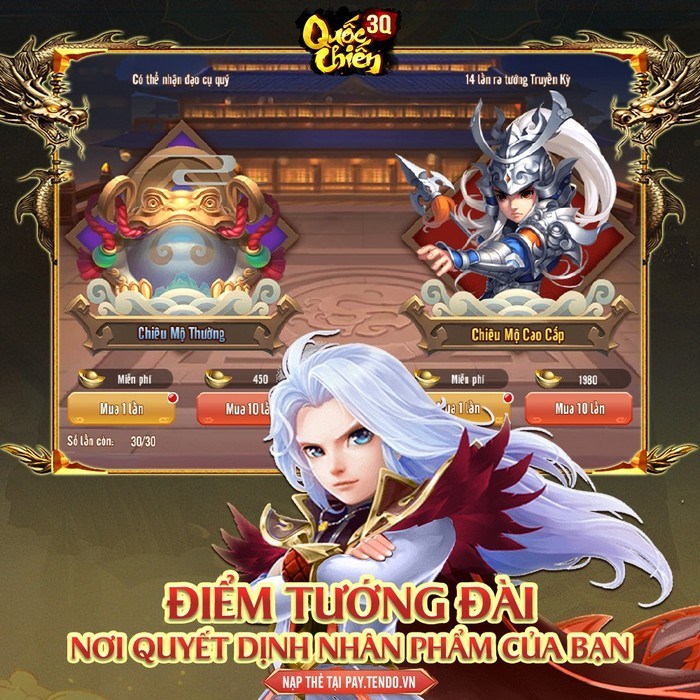 Quốc Chiến 3Q: Game chiến thuật Tam Quốc mới ra mắt ngày 31/8