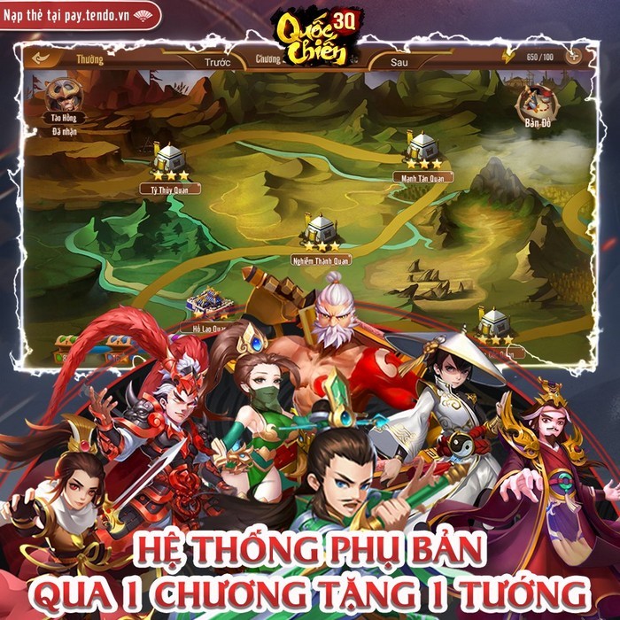 Quốc Chiến 3Q: Game chiến thuật Tam Quốc mới ra mắt ngày 31/8
