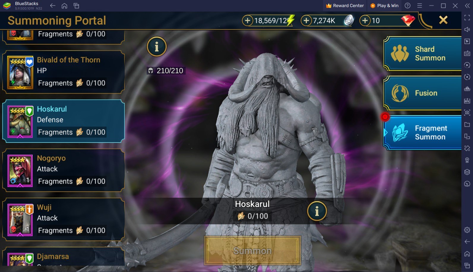 RAID: Shadow Legends - Hoskarul Fragment Fusion Event Leitfaden