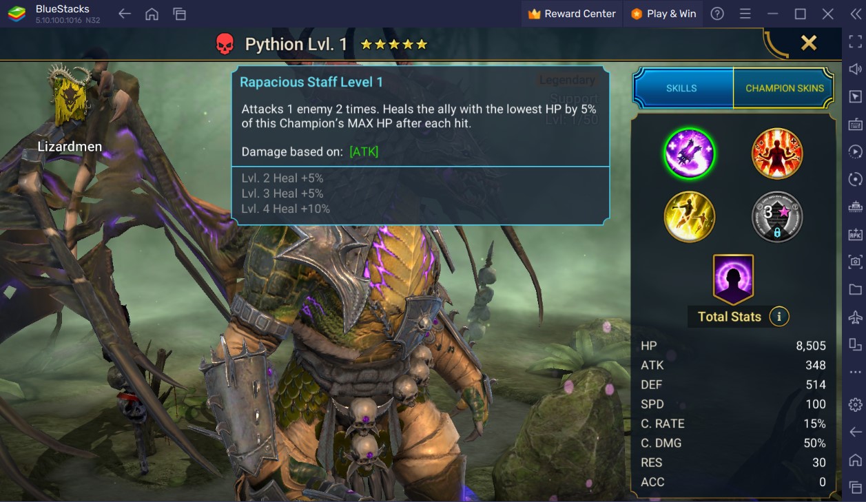 RAID: Shadow Legends - Pythion Champion Leitfaden