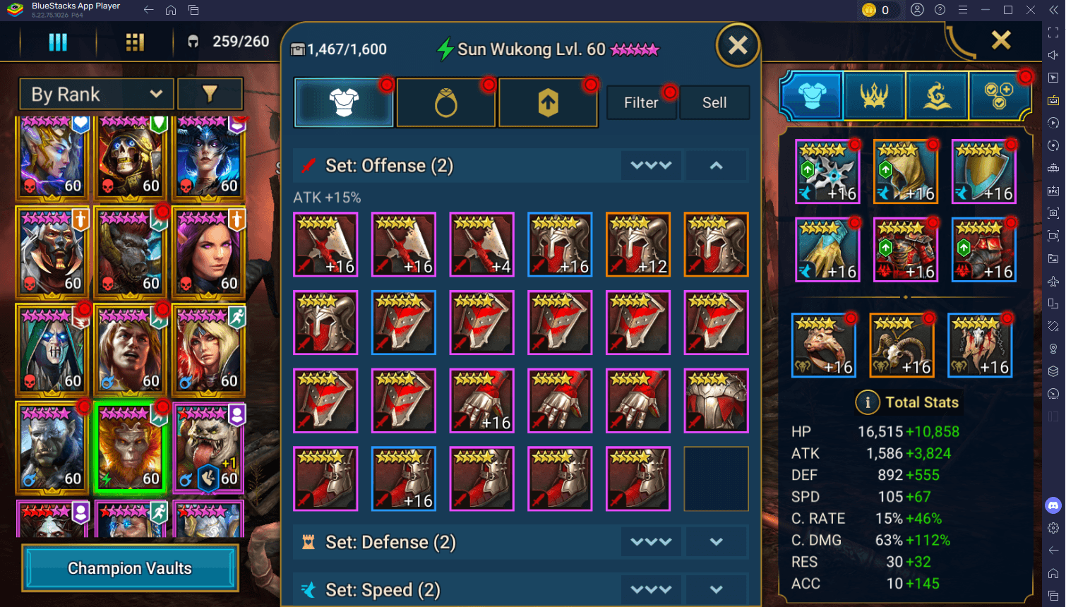 Гайд по Сан Вуконгу в RAID: Shadow Legends – Навыки, Снаряжение, Мастерства и Благословения