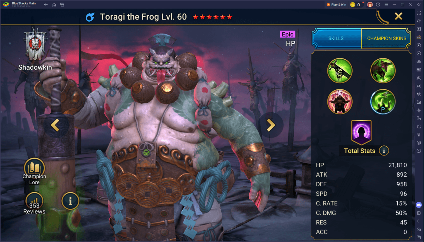 Meilleurs Champions de la Guerre des Factions dans RAID: Shadow Legends
