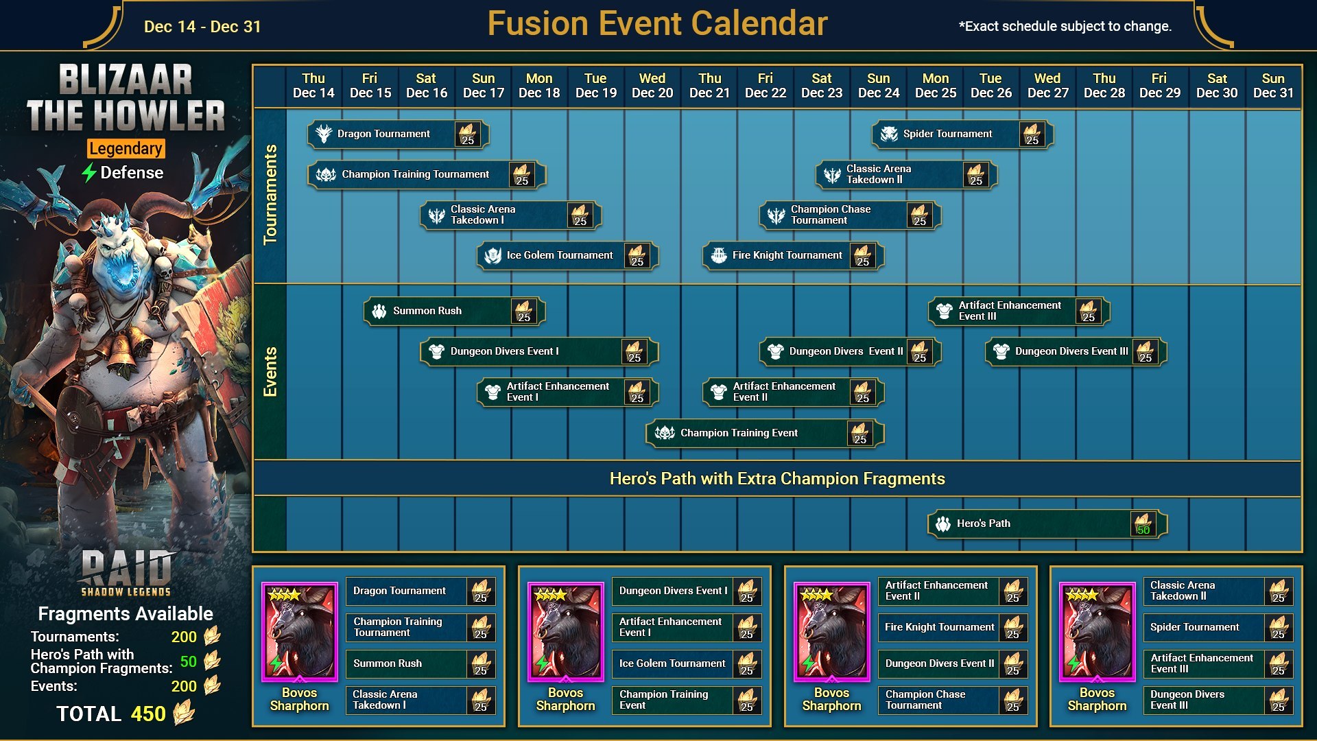 Unleash Blizaar the Howler in RAID: Shadow Legends' Latest Fusion Event!