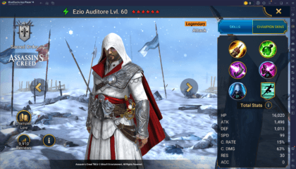 RAID: Shadow Legends Ezio Auditore Poison Team Guide – Fast Dungeon Clear Build