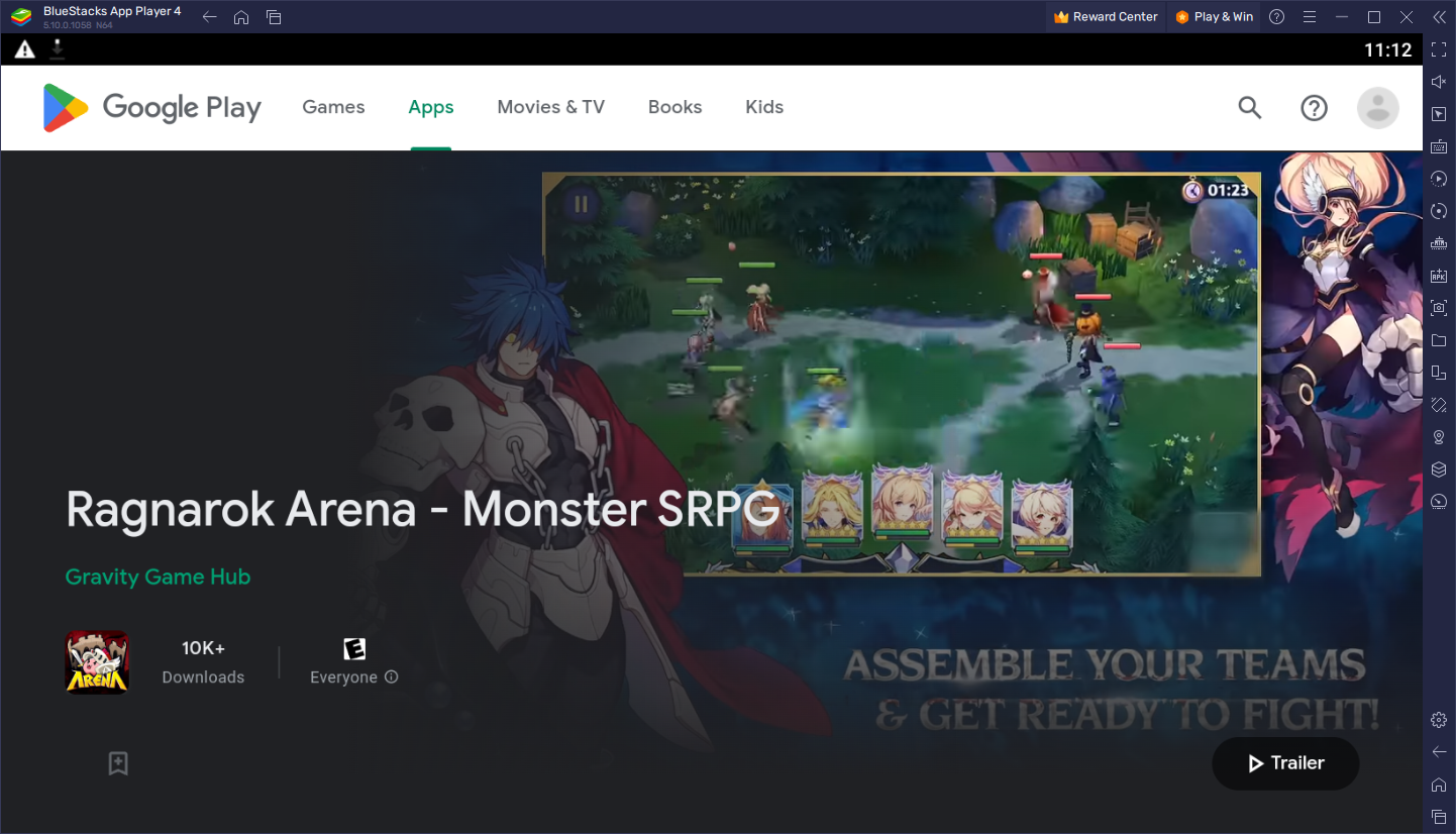 Comment Jouer à Ragnarok Arena – Monster SRPG sur PC avec BlueStacks