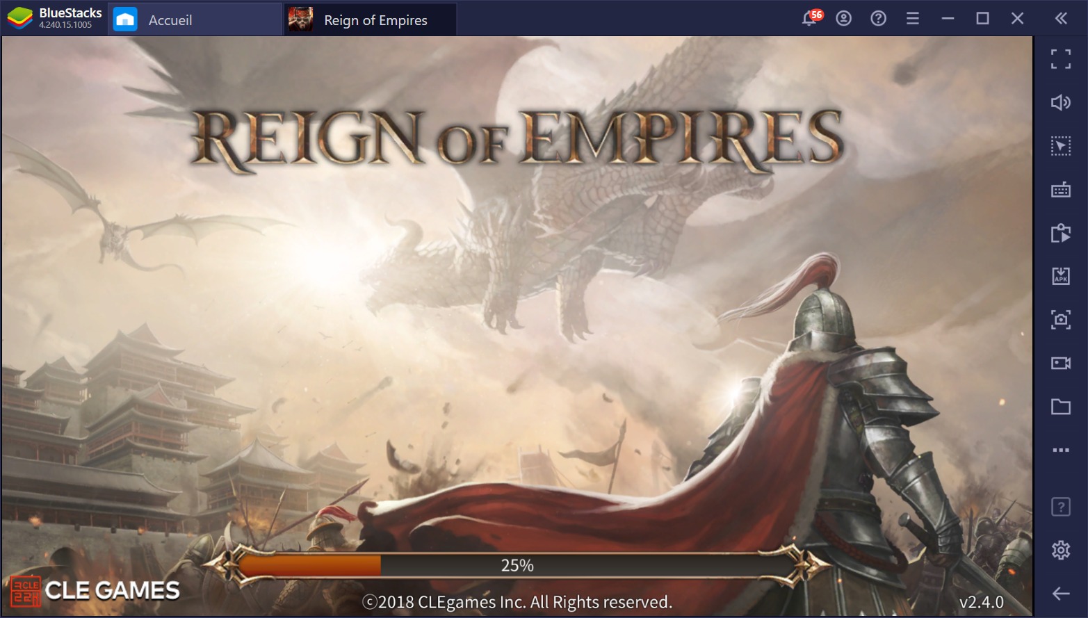 Jouer à Reign of Empires - Un RTS tactique aux batailles épiques disponible sur PC avec BlueStacks