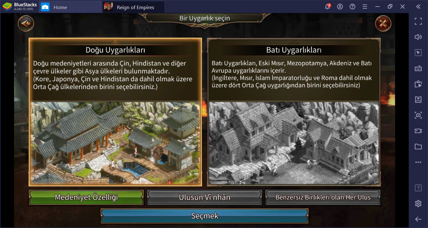 Bilgisayarınızda Reign of Empires - Epic Battle Tactics Oynayın: BlueStacks Kurulum Rehberi