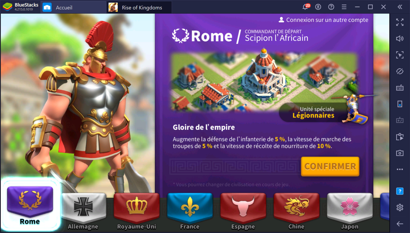 Rise of Kingdoms sur PC - Guide complet sur les civilisations