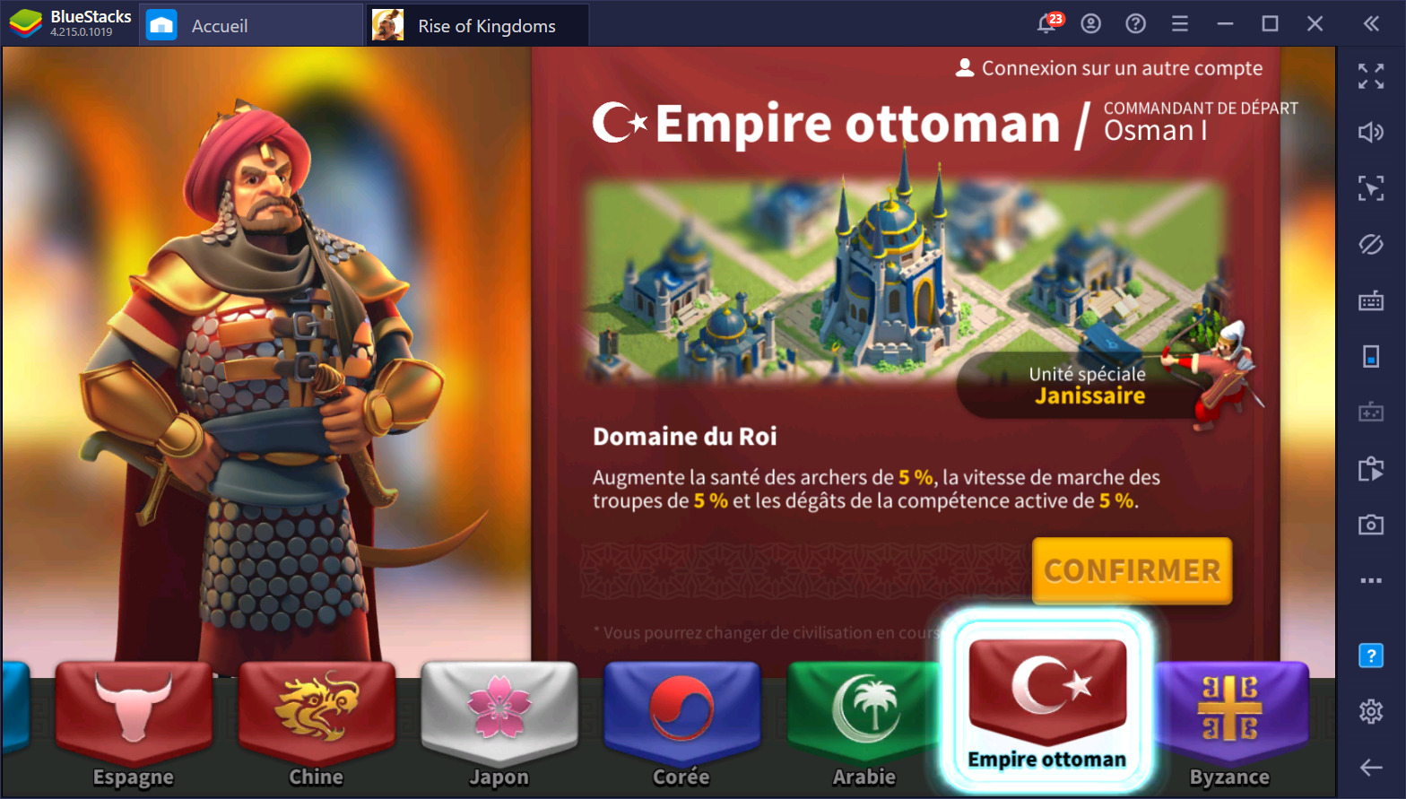 Rise of Kingdoms sur PC - Guide complet sur les civilisations