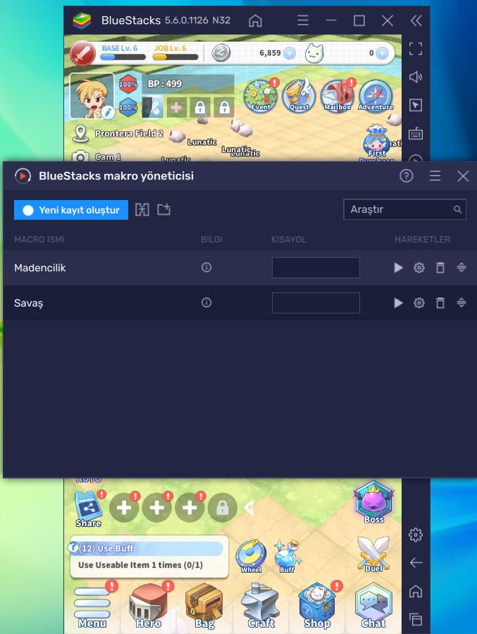 Ragnarok Labyrinth için BlueStacks Optimizasyon Rehberi