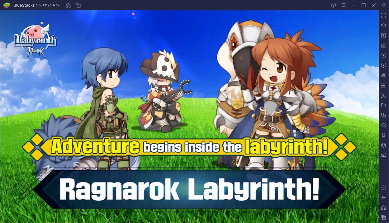 BlueStacks ile Ragnarok Labyrinth Oyununu Bilgisayarda Oynayın