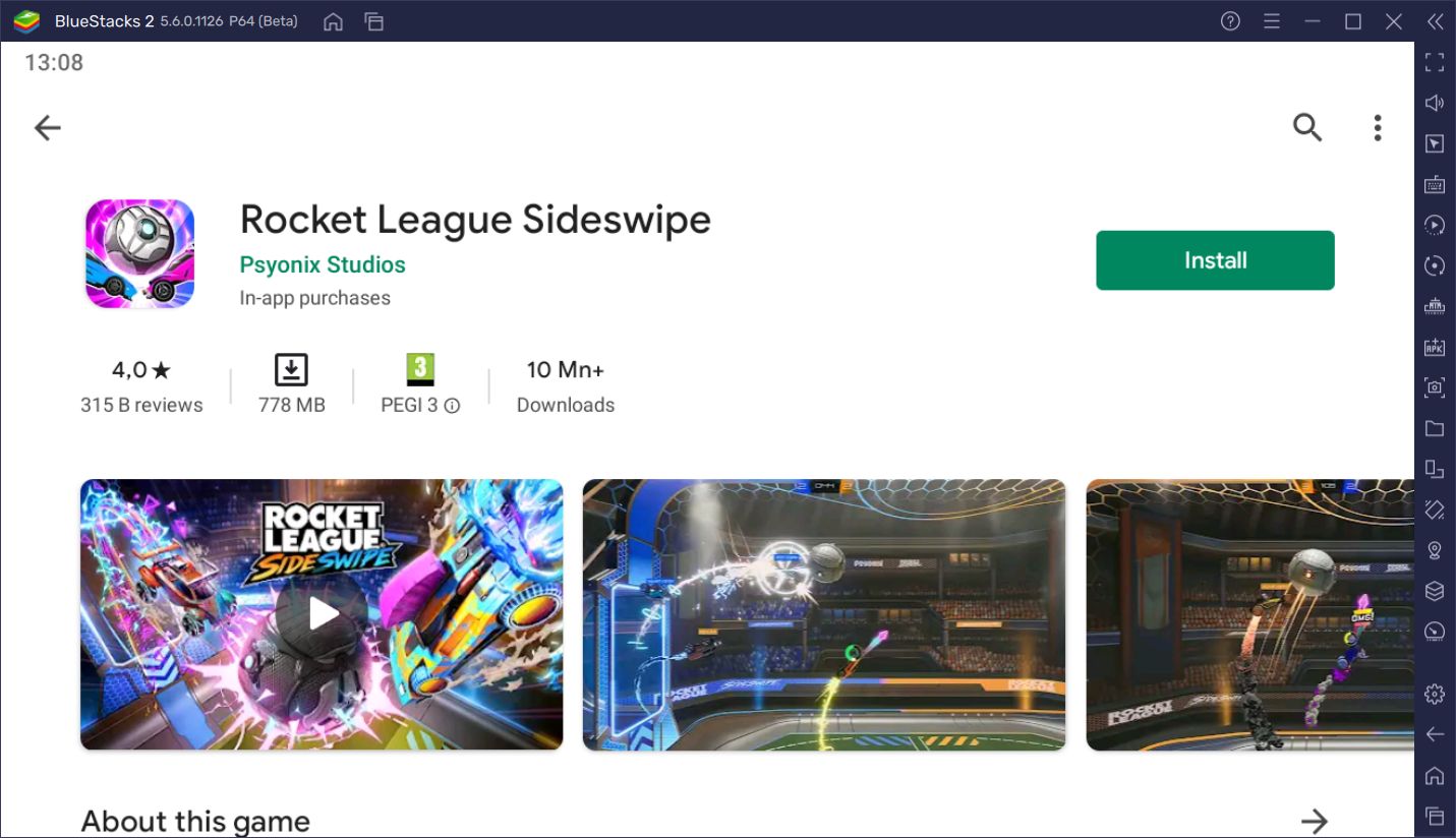 Rocket League Sideswipe Oyununu BlueStacks ile PC’nizde Oynayabilirsiniz