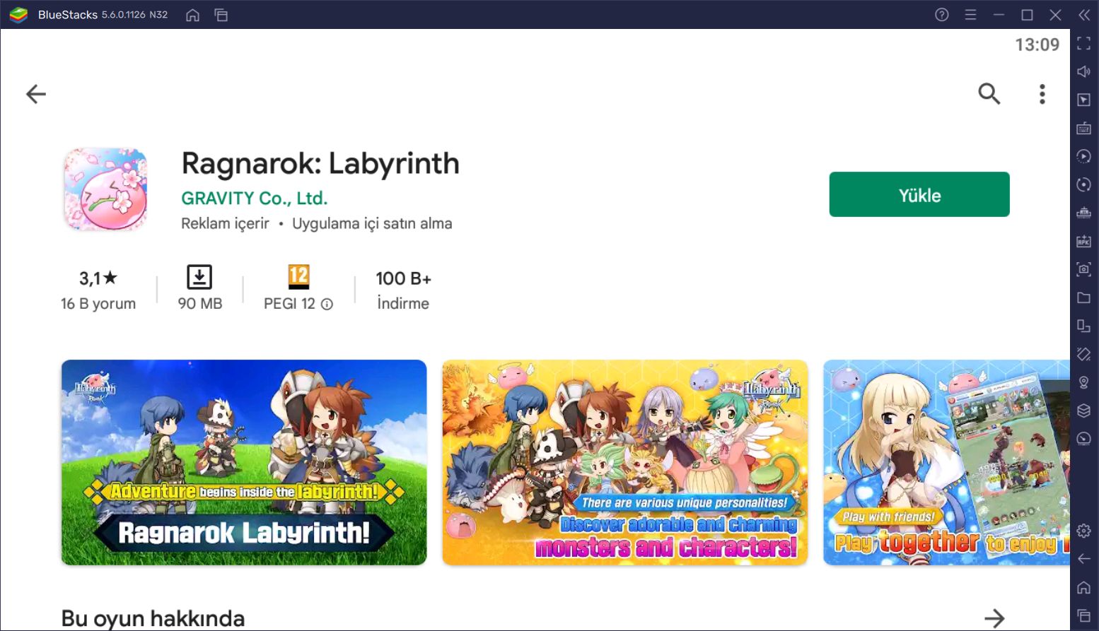 BlueStacks ile Ragnarok Labyrinth Oyununu Bilgisayarda Oynayın