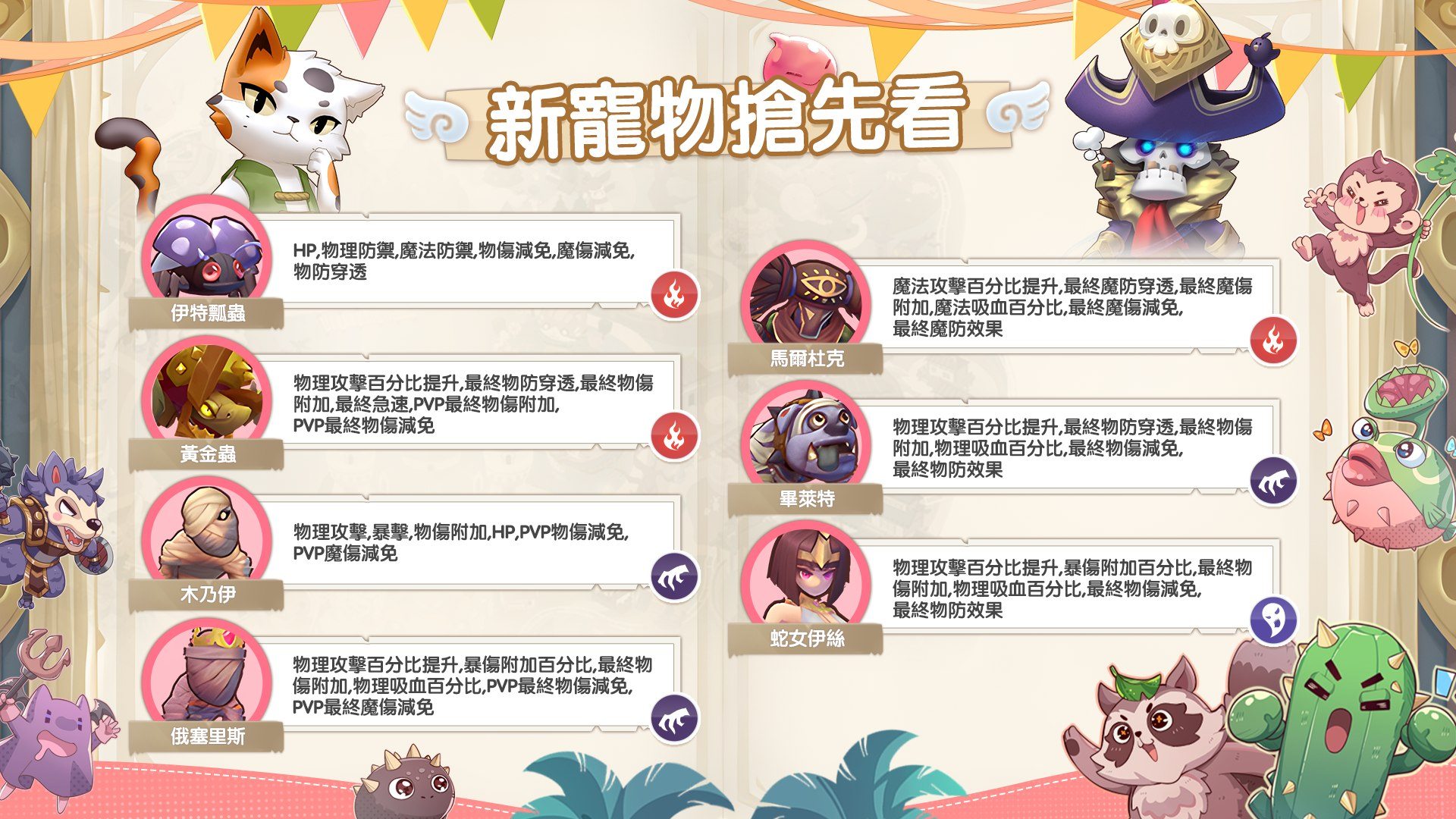 《RO仙境傳說：新世代的誕生》寵物攻略 – 抓隻神寵，冒險更帶勁！