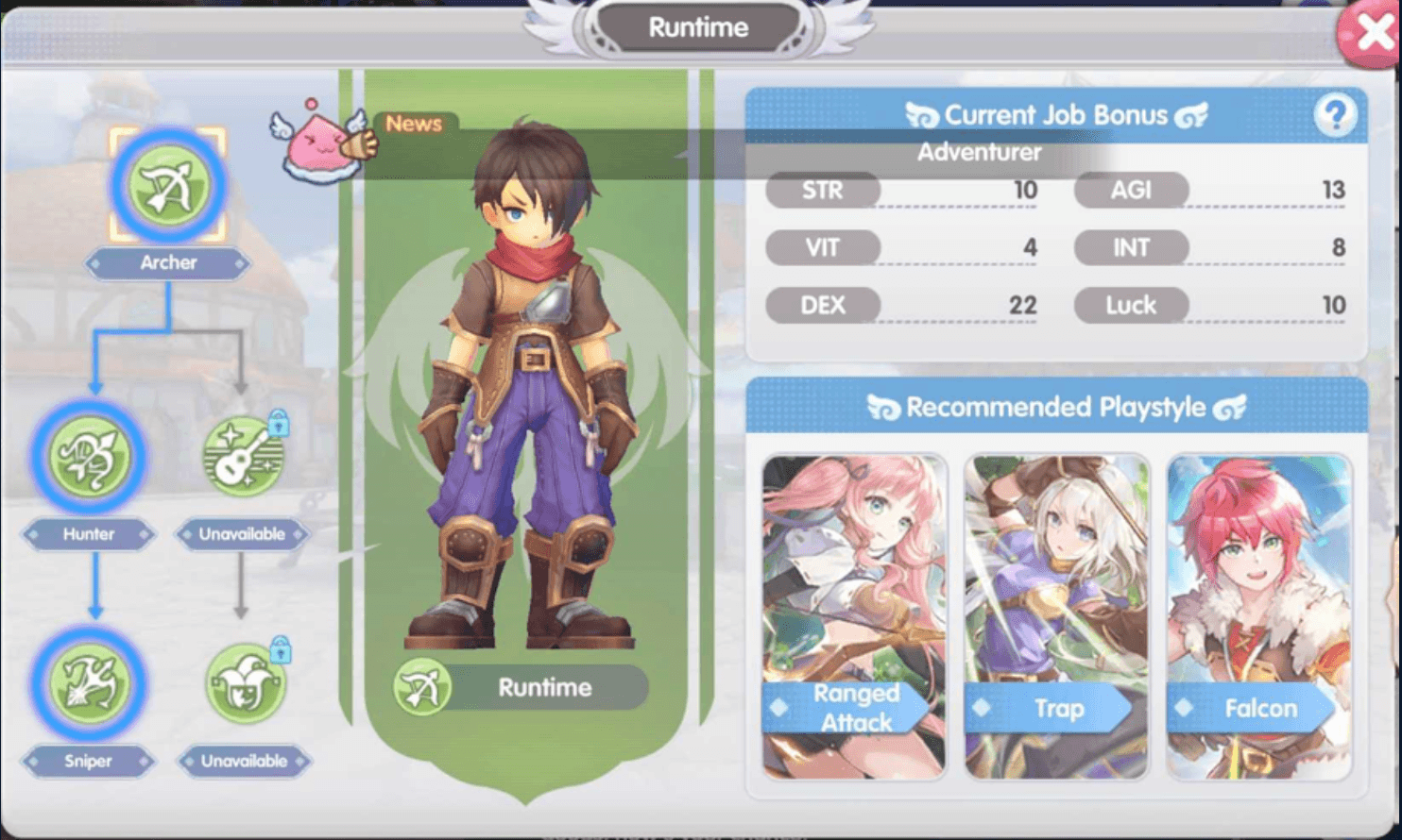 Guide de Build Archer/Sniper pour Ragnarok X : Next Generation – Meilleures Statistiques, Compétences et Équipement