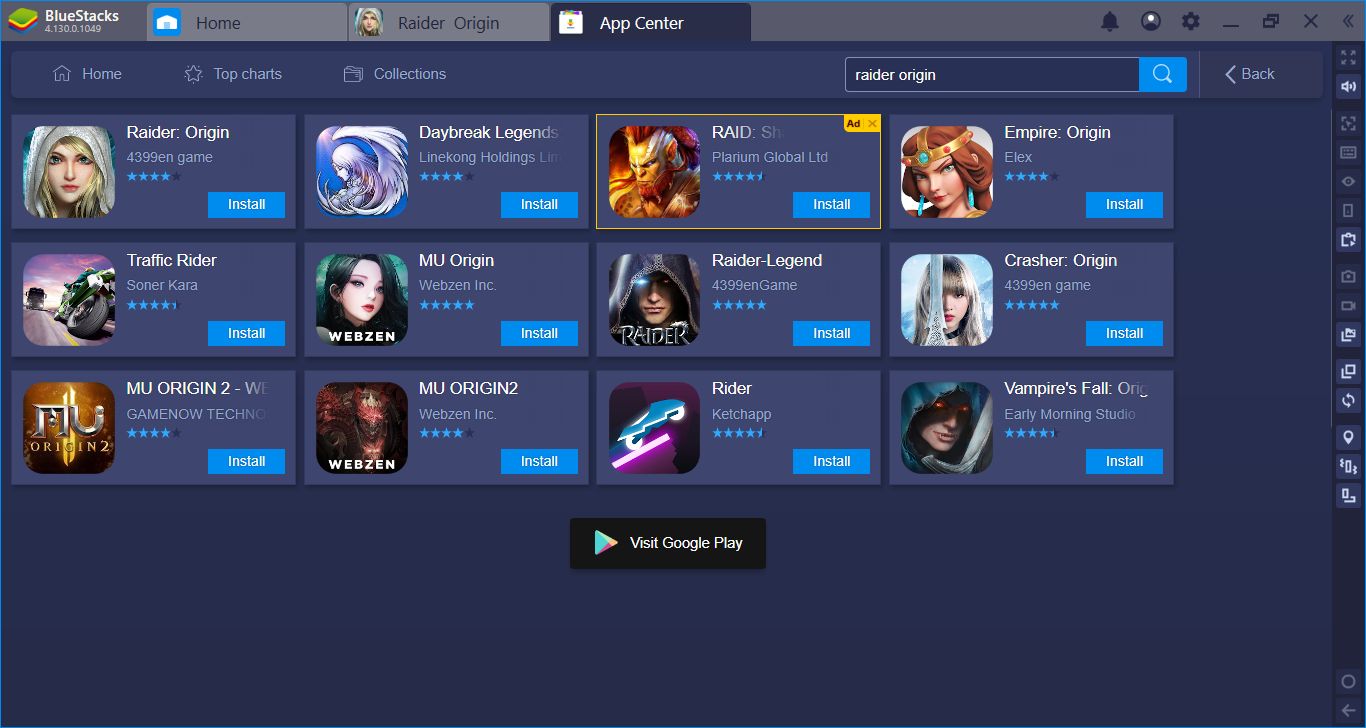 BlueStacks Install, Setup, And Configuration Guide For Raider Origin MMORPG