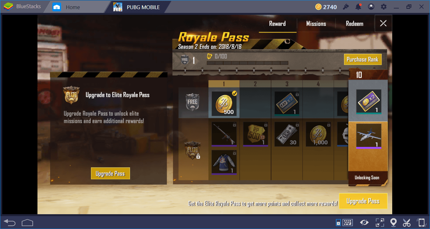 What You Need To Know About The New Pubg Mobile Royale Pass System - with every rank you gain you earn another reward free players rank rewards are mostly free coins elite players however can earn special event currency