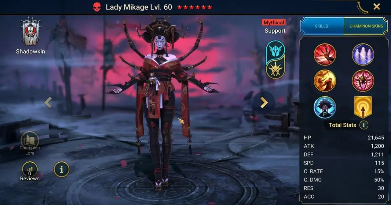 Mythical Champions Tier List – RAID Shadow Legends