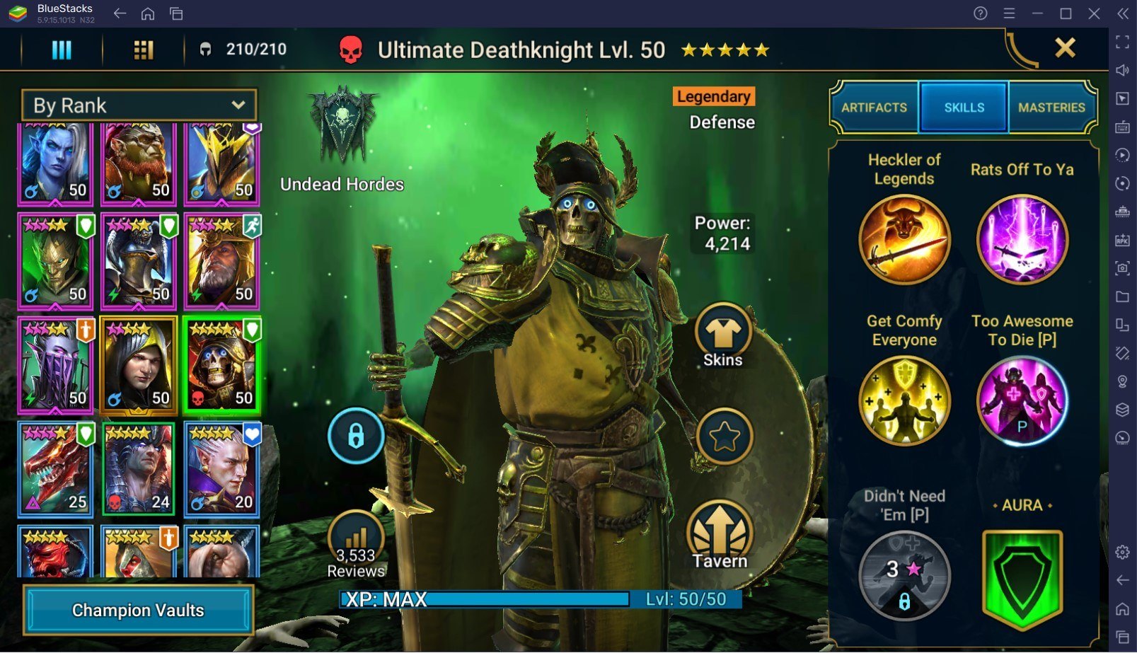 RAID: Shadow Legends – Ultimate Deathknight Champion-Leitfaden