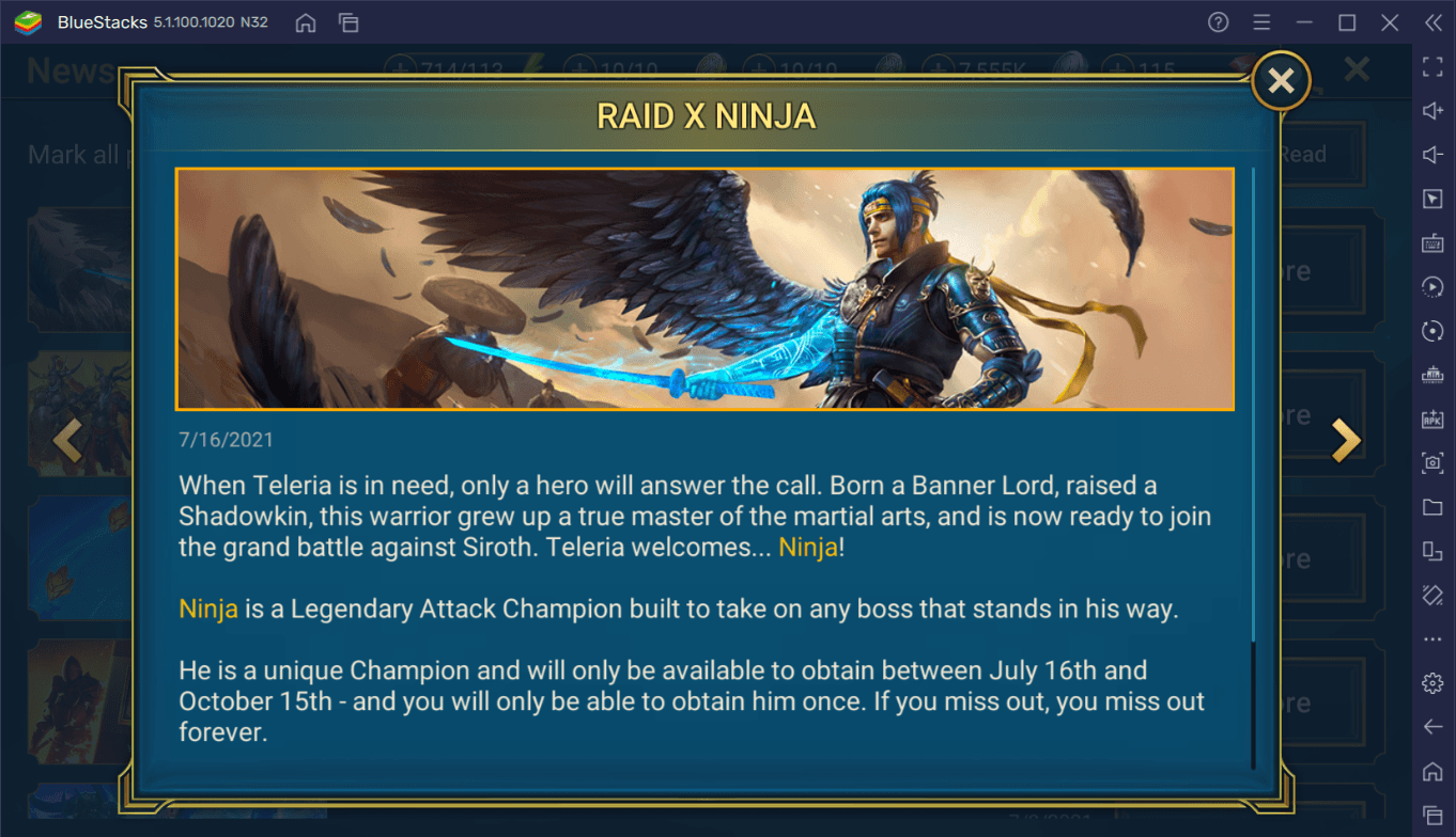 RAID: Shadow Legends arbeitet mit Tyler "Ninja" Blevins mit seinem In-Game-Charakter zusammen