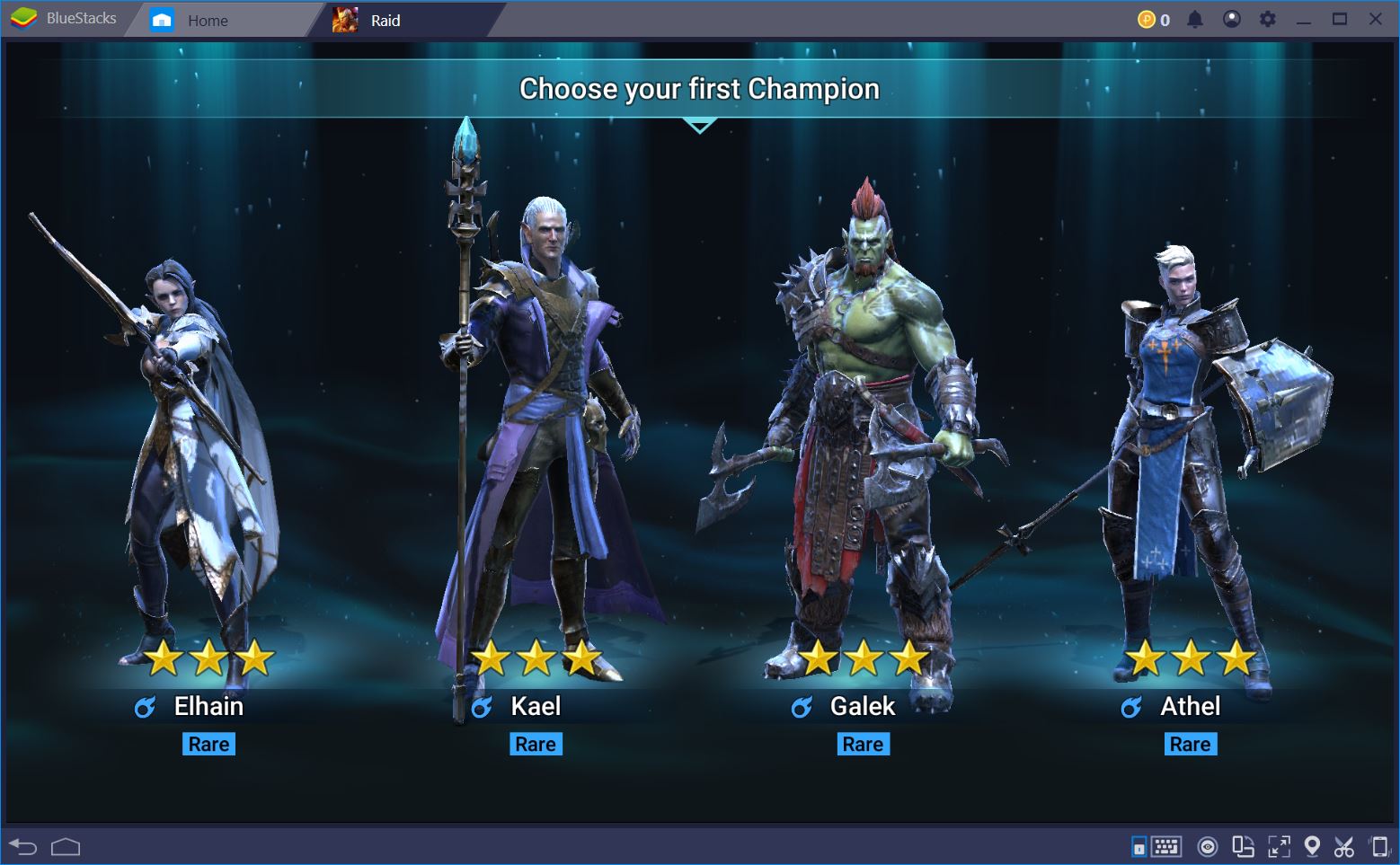 raid shadow legends first champion best weapons