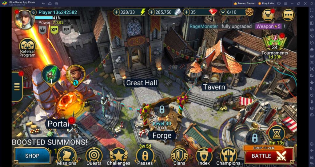 Raid Screen RAID: Shadow Legends Version 8.30.0: New Features & Champions | BlueStacks