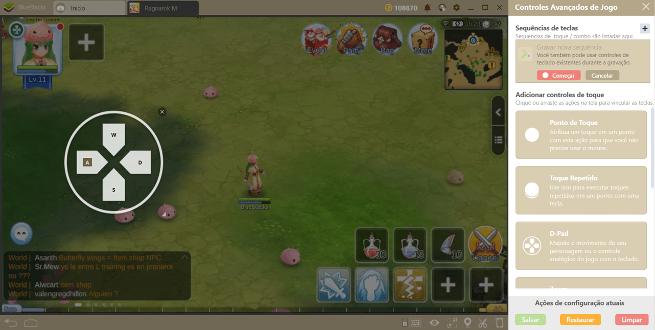 Como aproveitar BlueStacks para se sair bem em Ragnarok M: Eternal Love