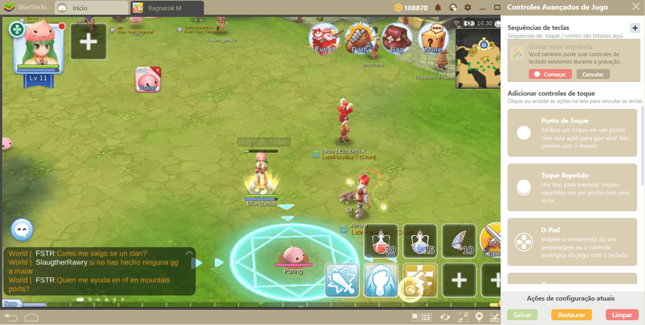 Como aproveitar BlueStacks para se sair bem em Ragnarok M: Eternal Love