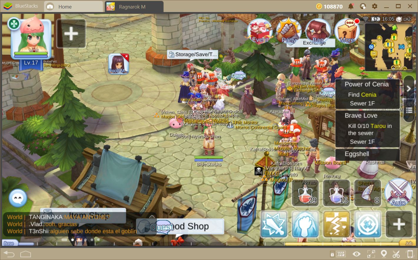 Como evoluir rapidamente em Ragnarok M: Eternal Love.