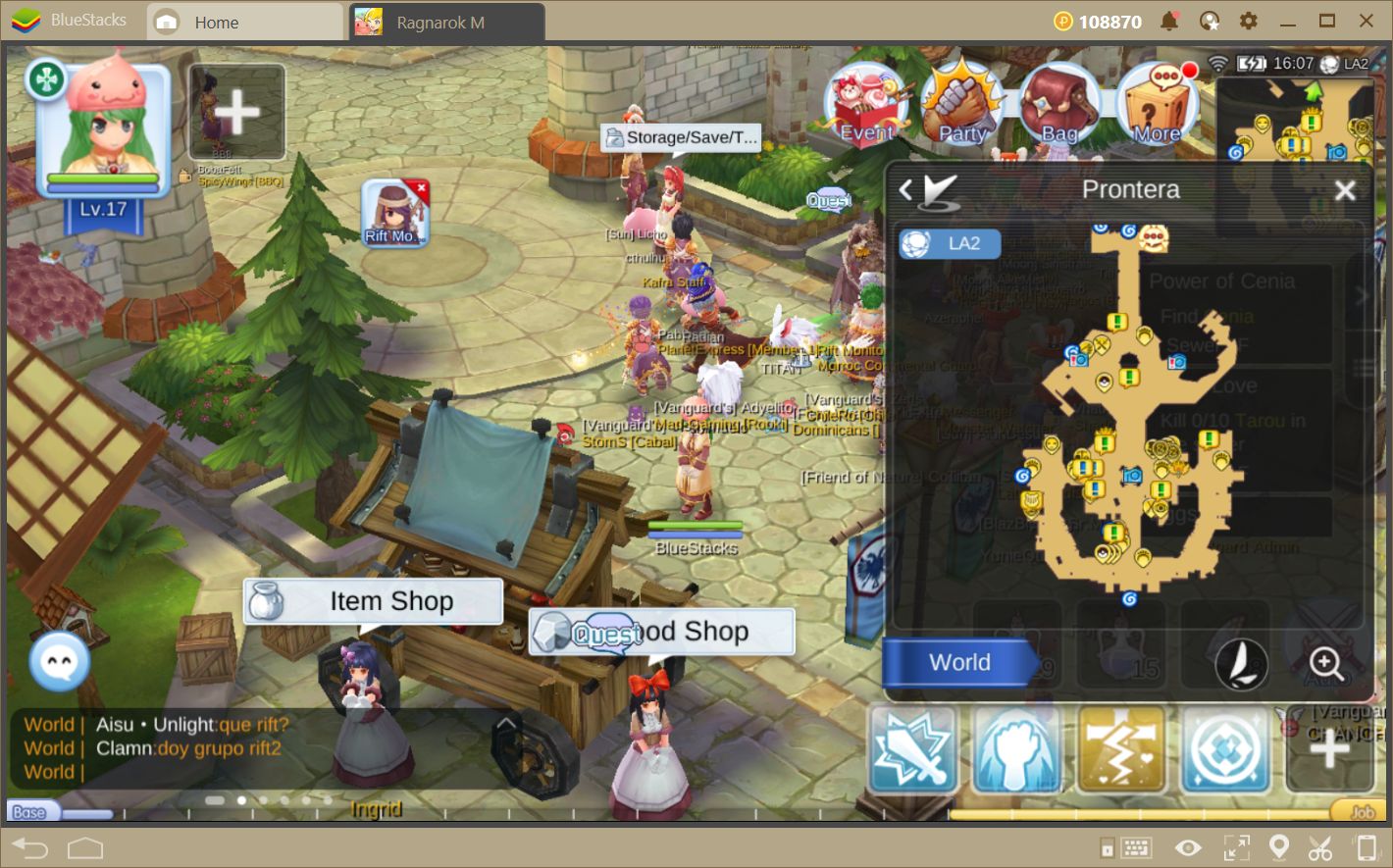 Como evoluir rapidamente em Ragnarok M: Eternal Love.