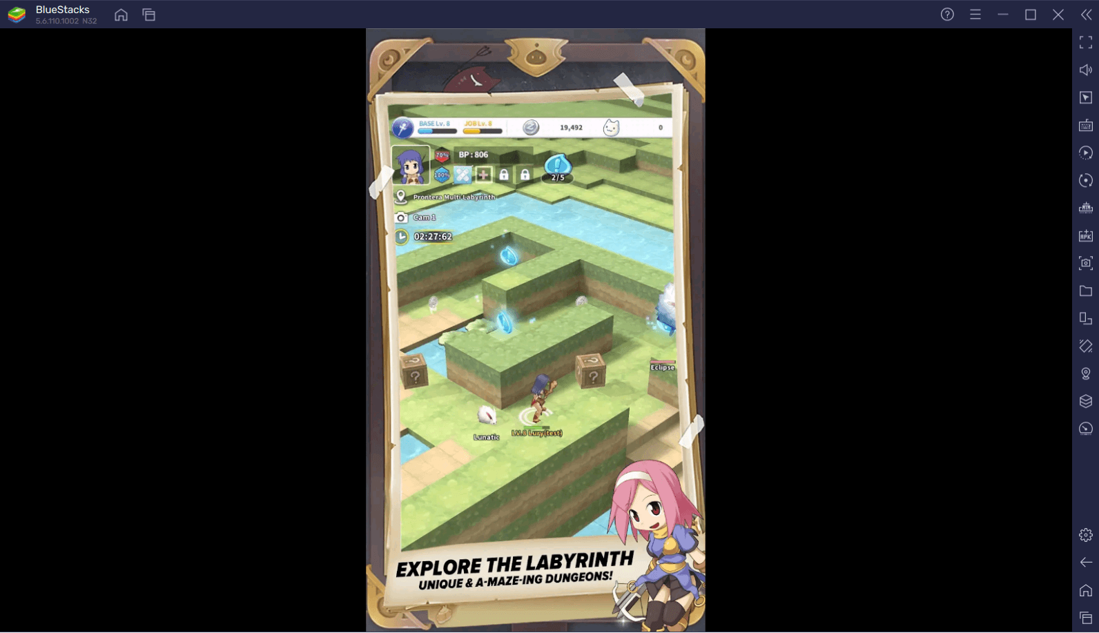 How to Install and Play Ragnarok Labyrinth NFT on PC with BlueStacks