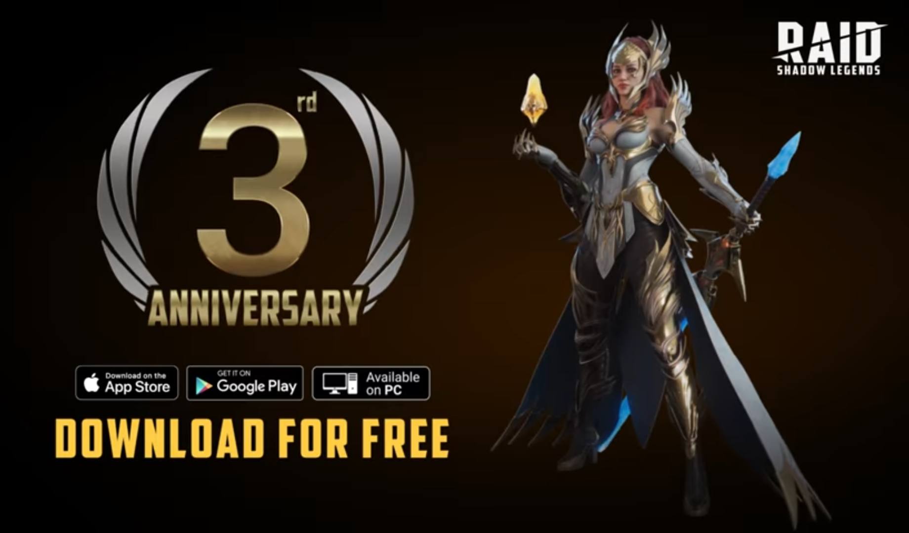 Raid Shadow Legends: Third Anniversary Specials, Events And More