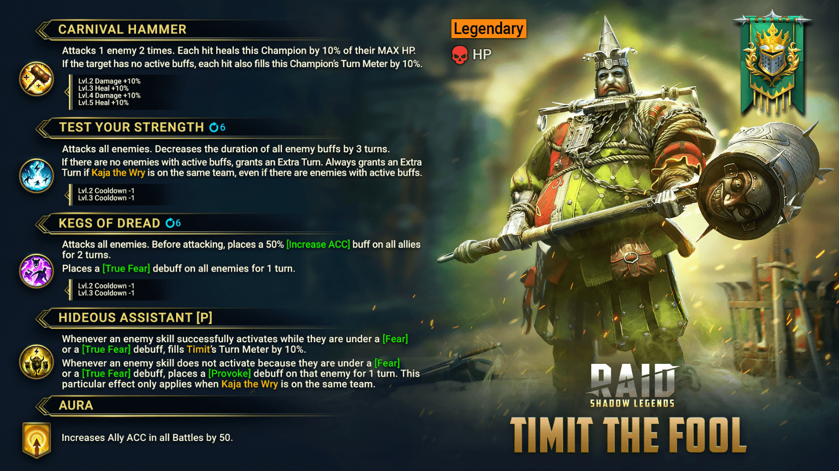 Unleash the Power: Timit the Fool Joins RAID: Shadow Legends