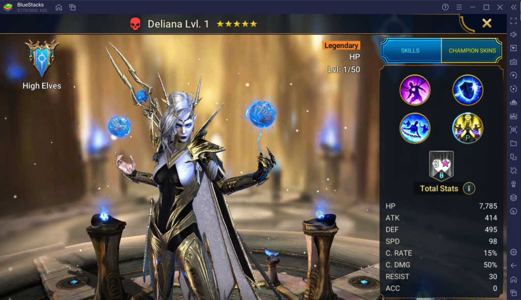 Grab the Free Legendary Champion Deliana in Deliana Chase Event for