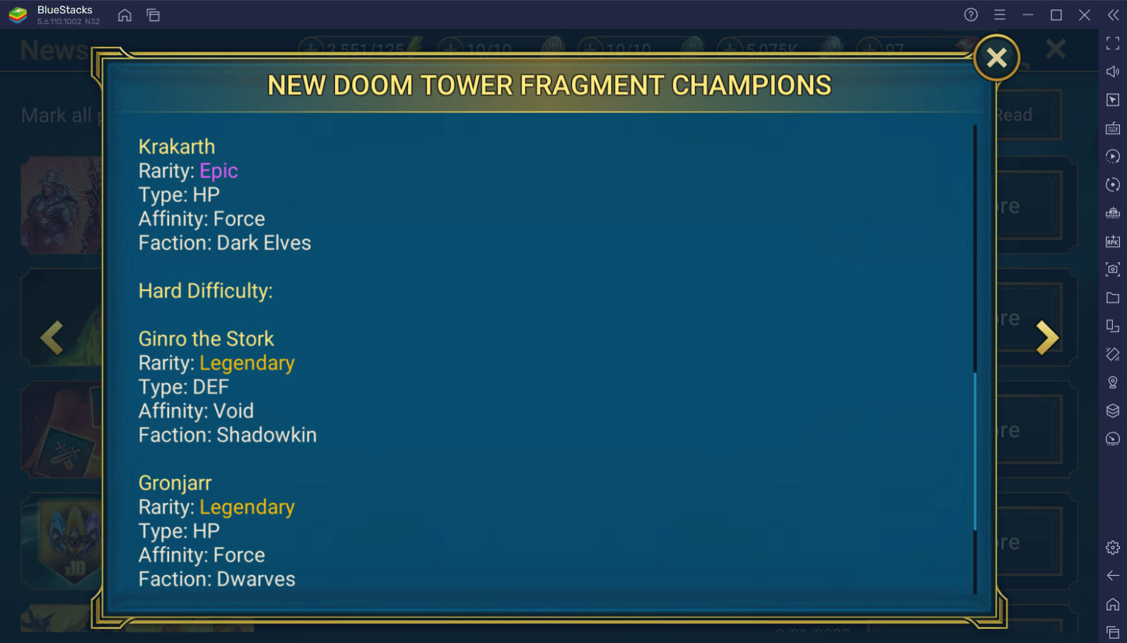 RAID: Shadow Legends – The Arrival of 6 New Doom Tower Champions